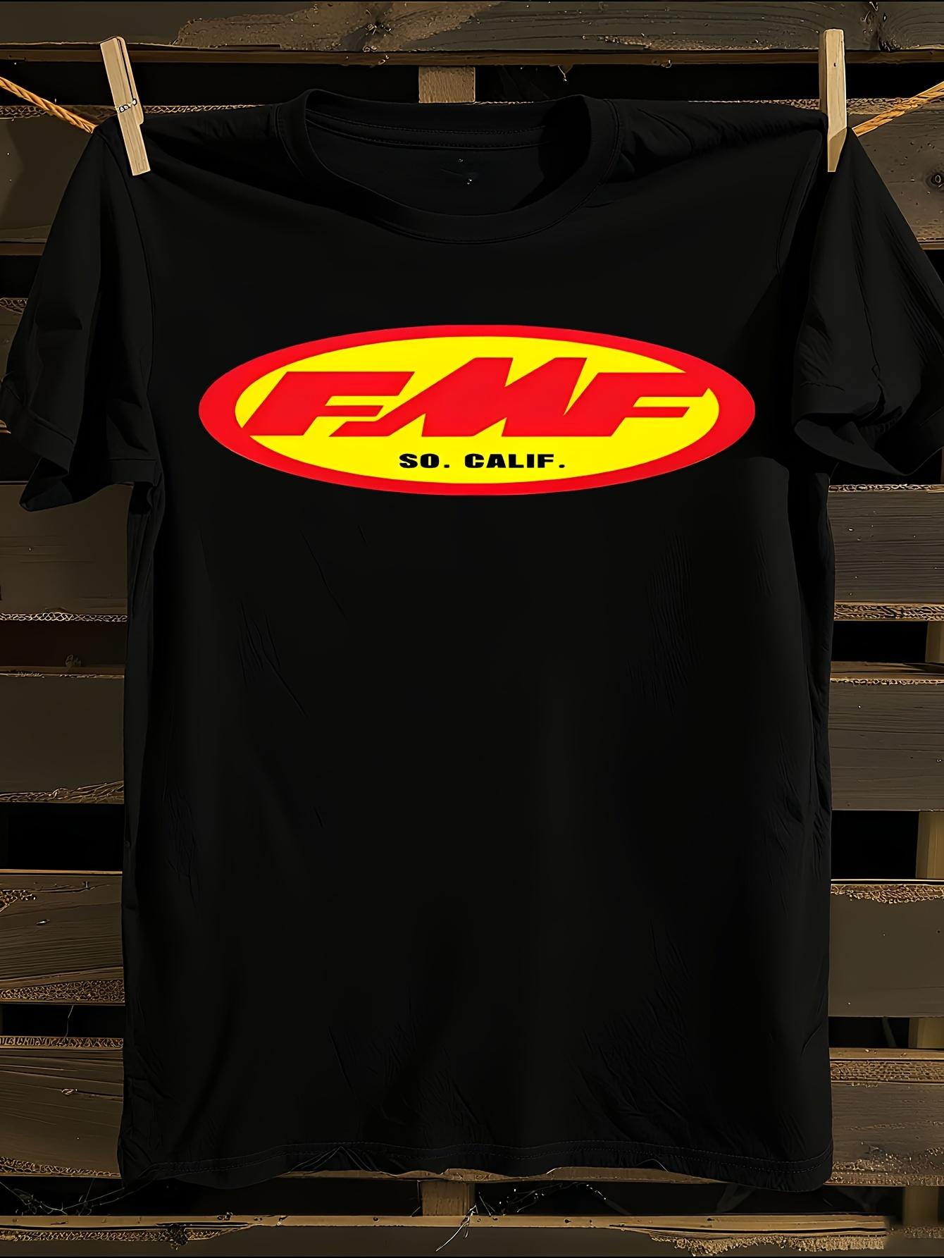 FMF Motocross Logo Oversized Graphic Tshirt L