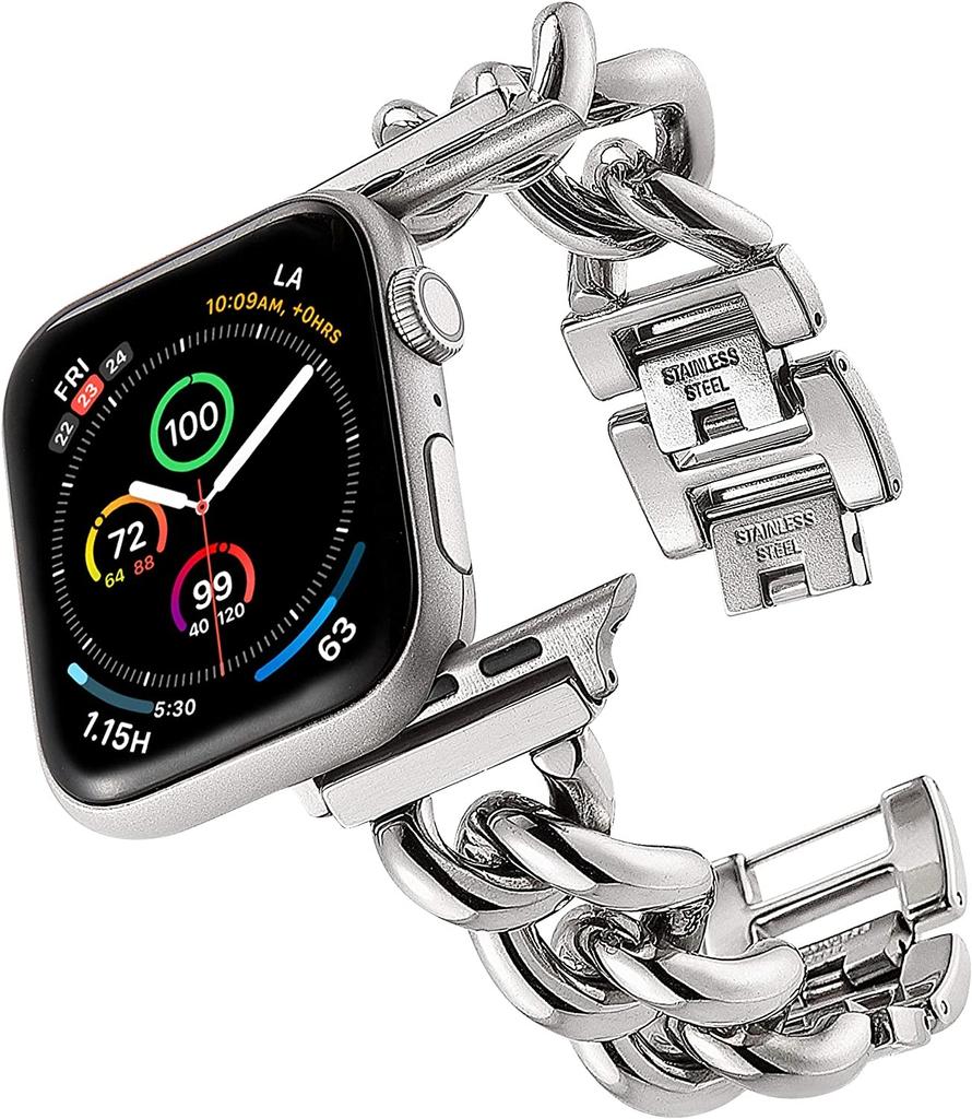Stainless Steel Band for Apple Watch Ultra 3 2 49mm 11 10 9 8 7 42mm 41 46 45mm Strap for iWatch 6 SE 38 40 44mm Luxury Bracelet