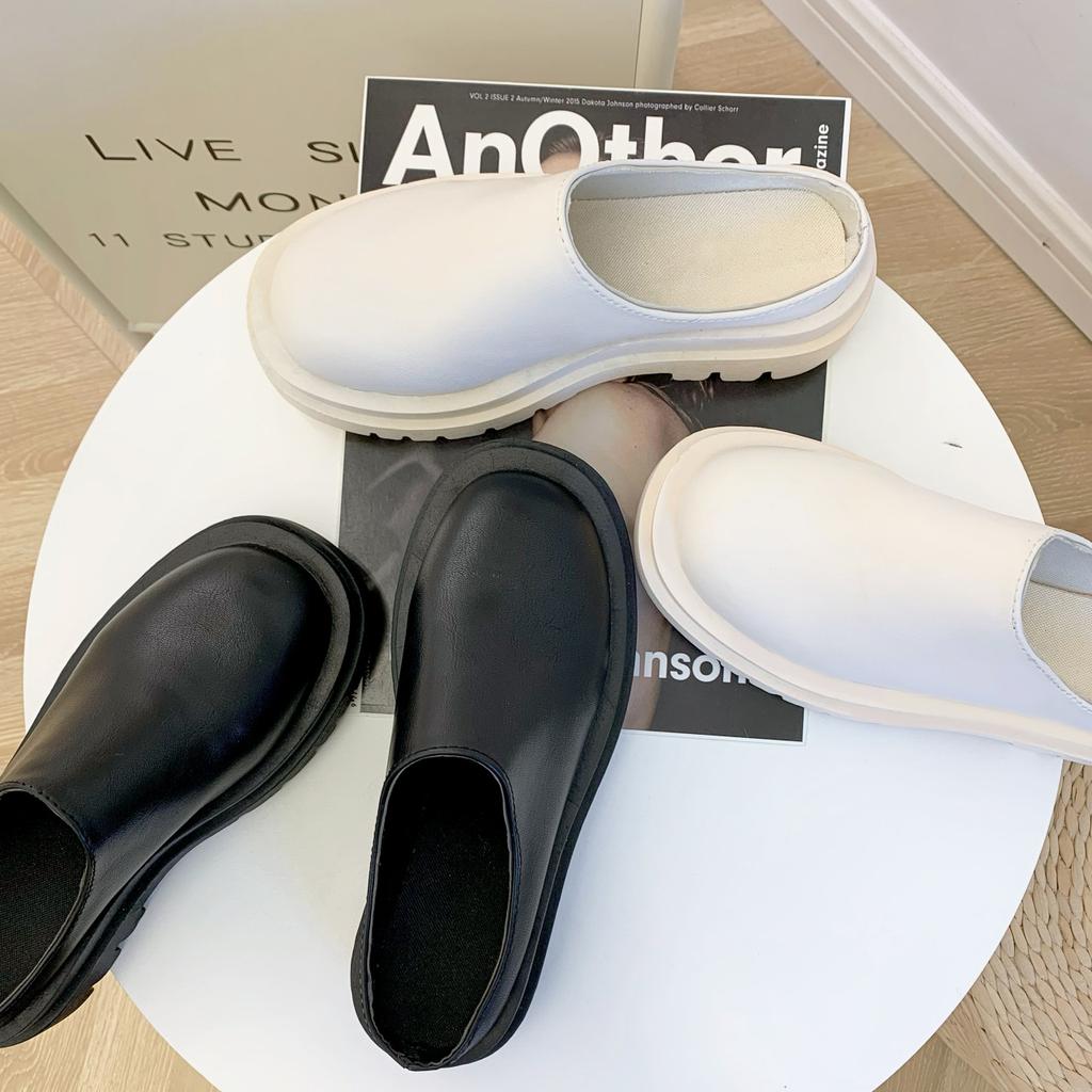 Baotou Half Slippers Women's Summer New Casual Fashion Muffin Thick-soled Lazy Outer Shoes Women's Shoes