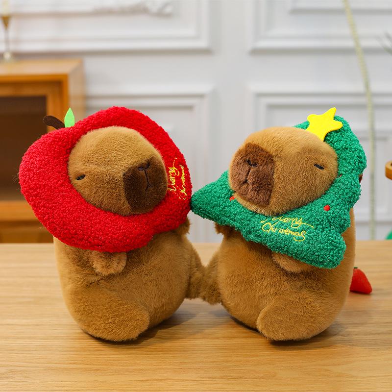 New Kapibara Plush Toys Capybara Dolls Dolls Stall Small Commodities Wedding Throwing Catch Dolls