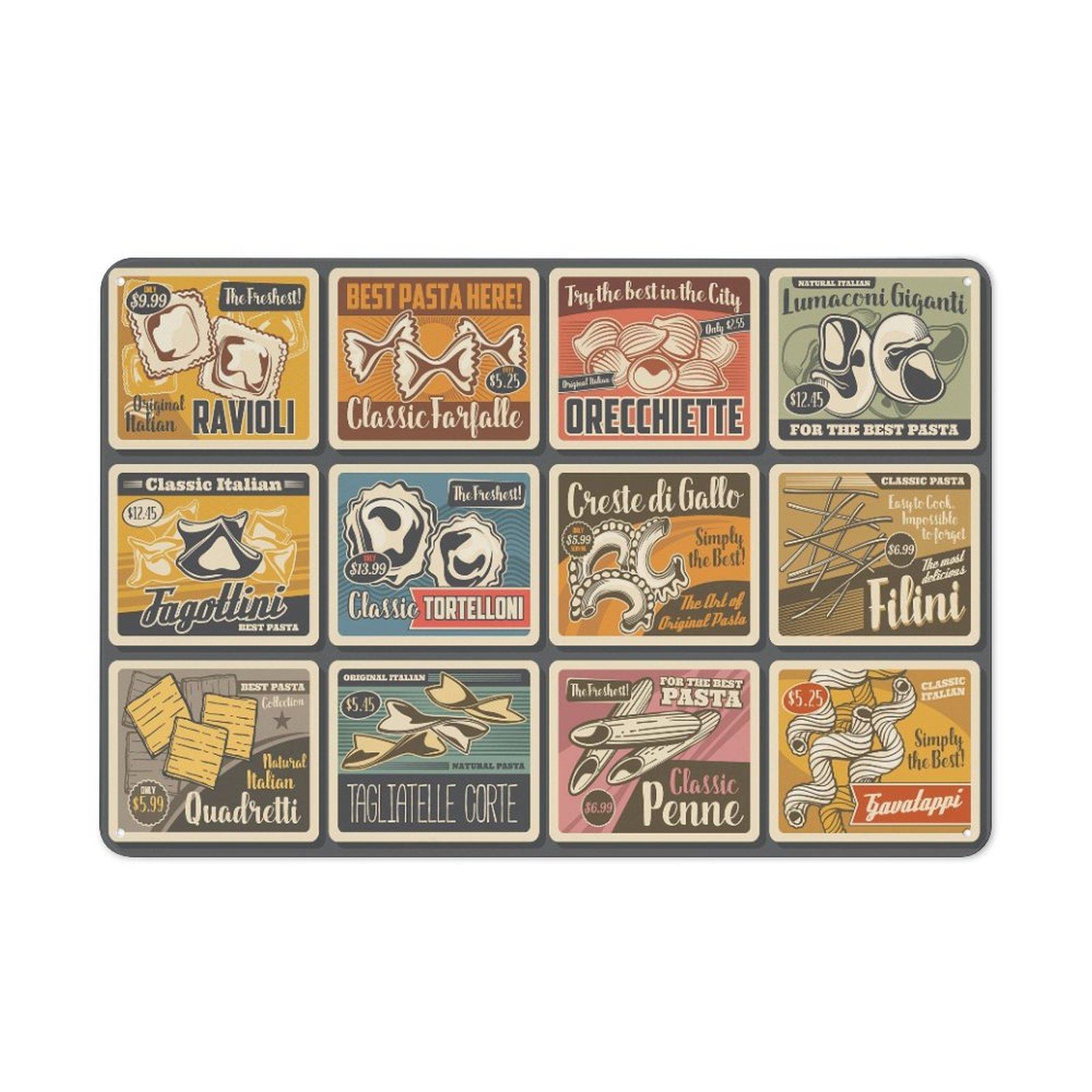 

One Pack Horizontal Metal Wall Tin Sign 2030cm 3040cm Rustic Decorative Poster For Home Cafe Garage Bar Kitchen Living Room Decor 20*30CM