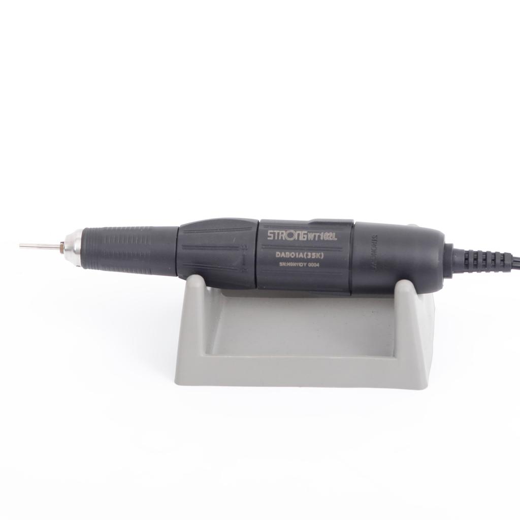220V Strong 204 102L Handpiece Nail Drill Brush Micromotor For 35000 Rpm Nail Salon Polisher