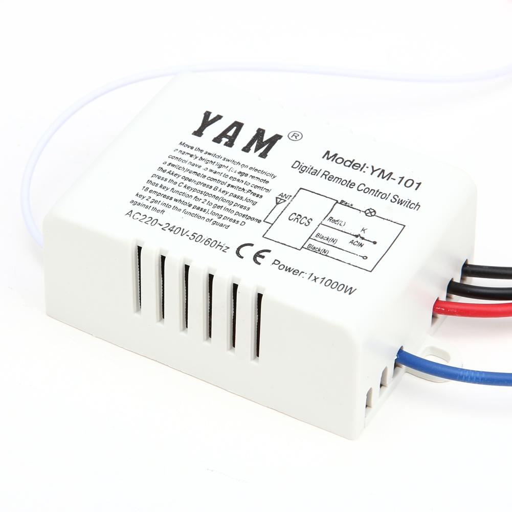 1/2/3 Channel Receiver Transmitter ON/OFF 220V Light Lamp Gadgets Wall Remote Control Switchs Lamp for LED Ceiling Light Lamp
