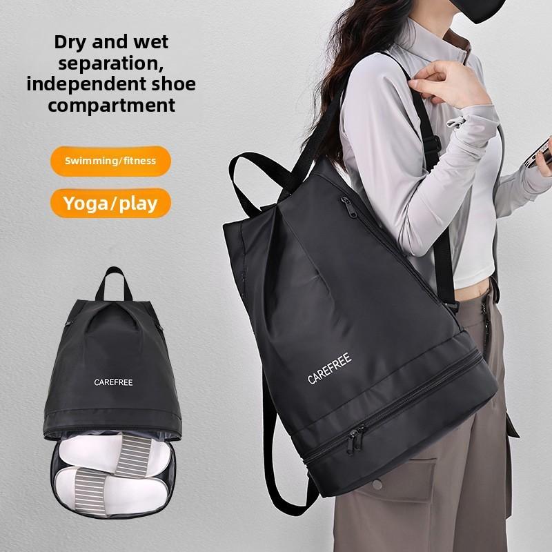 Waterproof Gym Beach Bag With Dry Wet Separation For Travel And Swimming Equipment Women