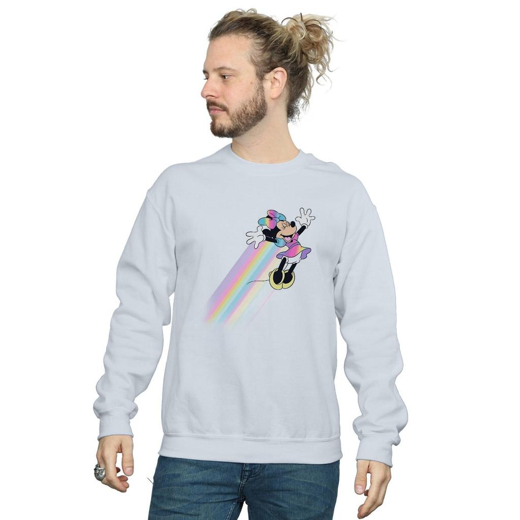 Disney Mens Minnie Mouse Whoosh Sweatshirt