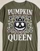 Pumpkin Queen T-Shirt, Halloween Typography Graphic Tee, Spooky Season Fall Shirt, Fall Lover Gift, Witchy Pumpkin Shirt