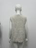 Speckled Dots Retro Diamond Button V-neck Sleeveless Autumn/Winter Women's Cardigan Vest