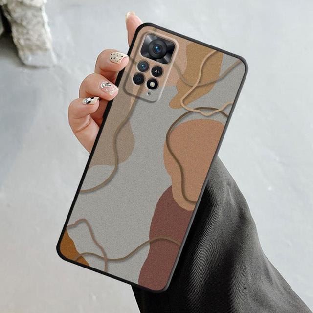 

Модный коричневый чехол с текстурой дерева Love для Xiaomi Redmi Note 11t 11s 11 10 8 Pro 9 9s 9t 8t для Mi 10 8 9a 9c 10c 12c K60 For Redmi Note 9S