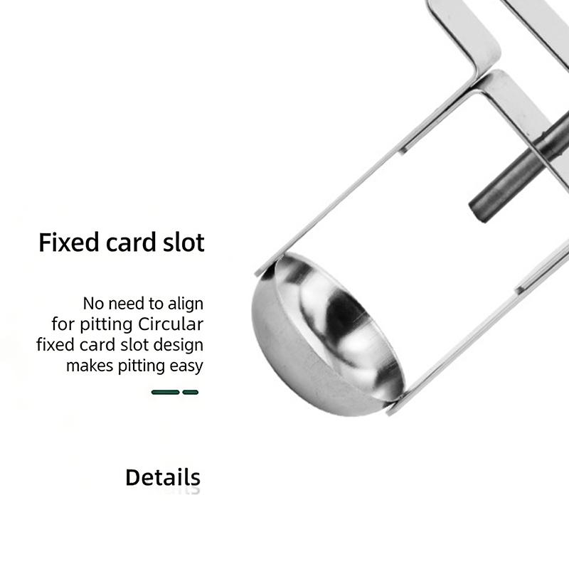Stainless Steel Jujube Pit Remover Household Hawthorn Core Extractor Multi-Functional Tool