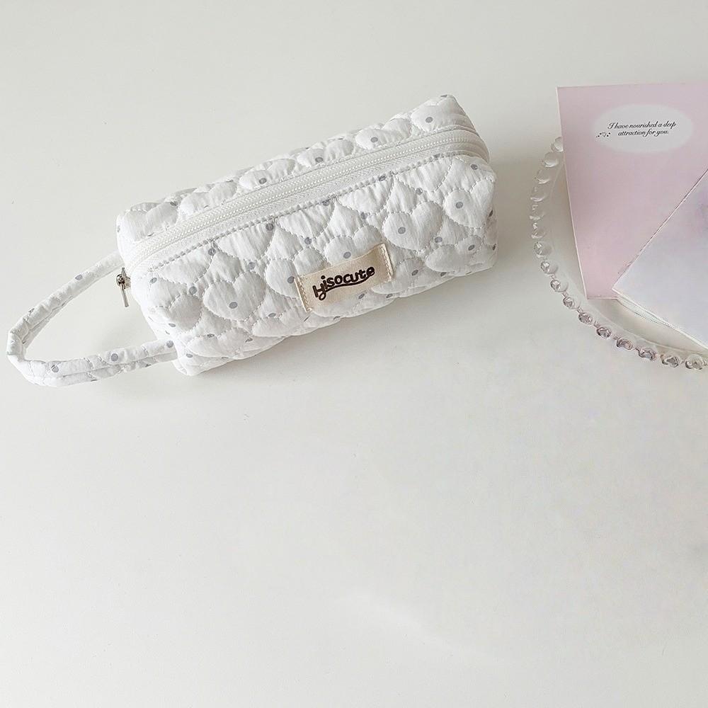 Mit Lanyard Koreanische Punkte Schreibwarentasche Stiftebeutel Stoff Federmäppchen Liebe Stifteetui Büro
