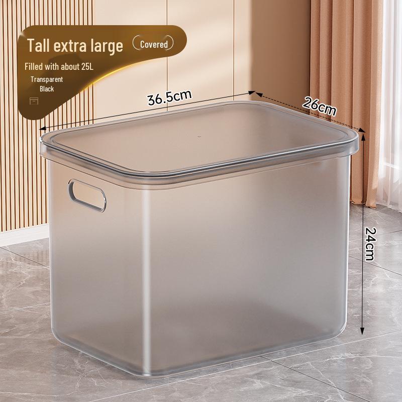 Clear Plastic Storage Box for Toys, Snacks, and Clothes 
