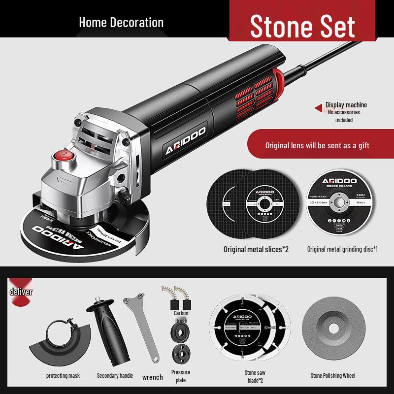 Német Multifunkcionális Sarokcsiszoló: Otthoni és ipari használatra köszörüléshez, polírozáshoz és vágáshoz.