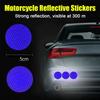 10pcs New Car Bumper Reflective Stickers Reflective Warning Strip Tape Secure Reflector Stickers Decals Safety Warning