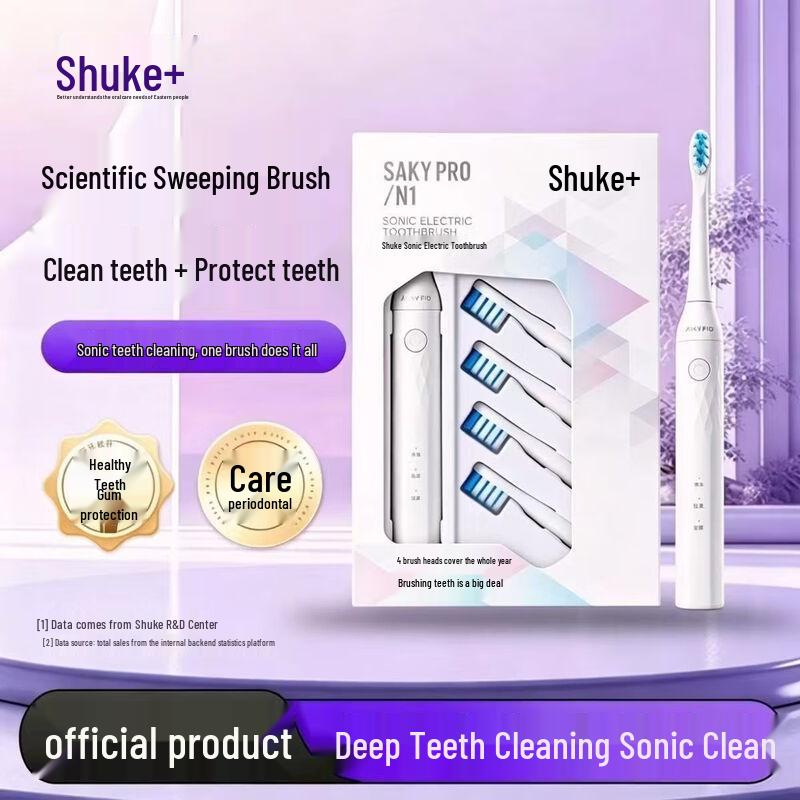 SAKY PRO Sonic Electric Toothbrush N1 CN plug (adapter included)