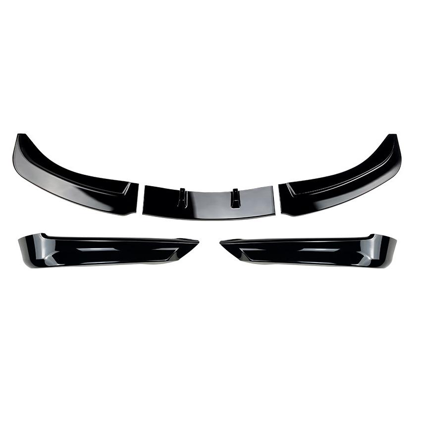 For BMW 3 Series E90 2005-2008 320i 325i MP Style High Quality ABS Car Front Lip Spoiler Body Kit Glossy Black Carbon Fiber Look