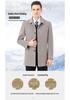 2025 Men's Double-Sided Cashmere & Wool Autumn-Winter Business Coat with Down Liner