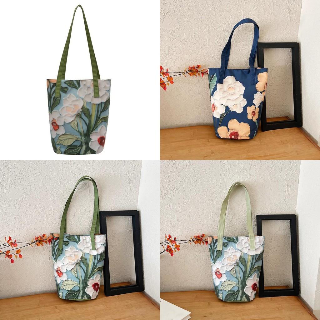 Style Small Canvas Crossbody Bag For Women With Floral Pattern Perfect For Summer And Office