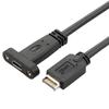 1 Stück Typ-E auf USB-C Typ C Buchse Verlängerungskabel mit Panel-Montageschraube 30/50cm USB 3.2 Frontpanel-Header