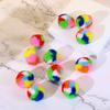 20Pcs Cat Toy Mute Resistant Relieve Handmade Bite Funny Cats Boredom Polypropylene Bouncy Ball Toys Pet Supplies