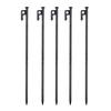 5Pcs 20/30/40CM 9MM Tent Stake Heavy Duty Multi-functional Outdoor Garden Yard Camping Tarp Canopy Windproof Ground Spike Metal Tent Peg