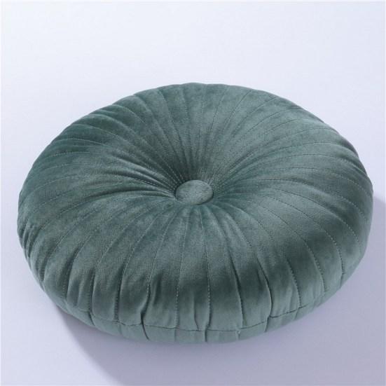 Throw Pillow Breathable Non-fading Soft Comfortable Nordic Style Short Velvet Pumpkin Cushion