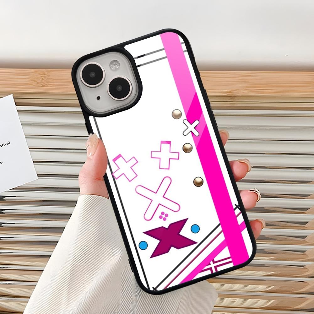 Japanese VTuber AI Girl Phone Case For Iphone 15 Pro Max 14 12 11 13 Mini 16 8 7 Plus X Xs XR PC+TPU Back Cover