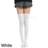 1Pair Women Over Knee High Socks 5 Colors Stockings for Shopping Dating Dance Cosplay College Style Long Socks for Women