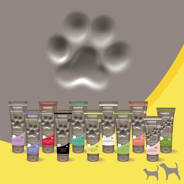 BEAPHAR – Shampoing Premium Empreinte Démêlant Pour Chien Poils Longs – Aux Extraits Naturels De Céramides Végétales & D’avoine – 3L