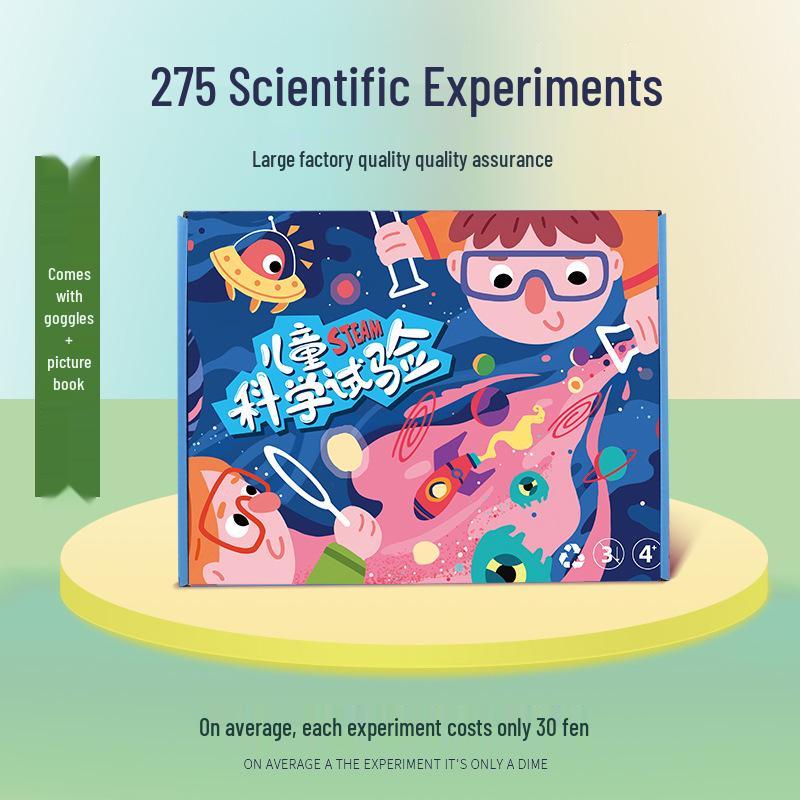 300-Piece Science Experiment Kit for Kids: DIY Tools & Materials for Kindergarten & Primary School