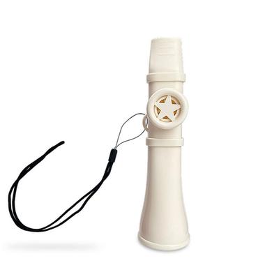 Lekki instrument Kazoo z doskonałym dźwiękiem, regulowany, łatwy do gry, zabawka muzyczna dla początkujących, jakość, ton, gra, (Biały)