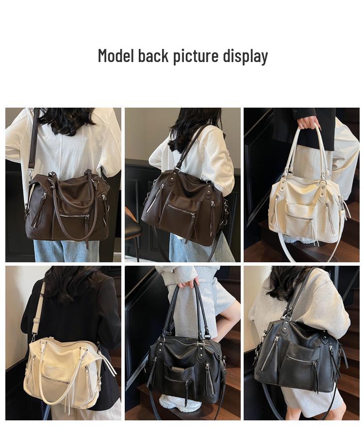 Stylish Women's Large Capacity Tote & Crossbody Bag