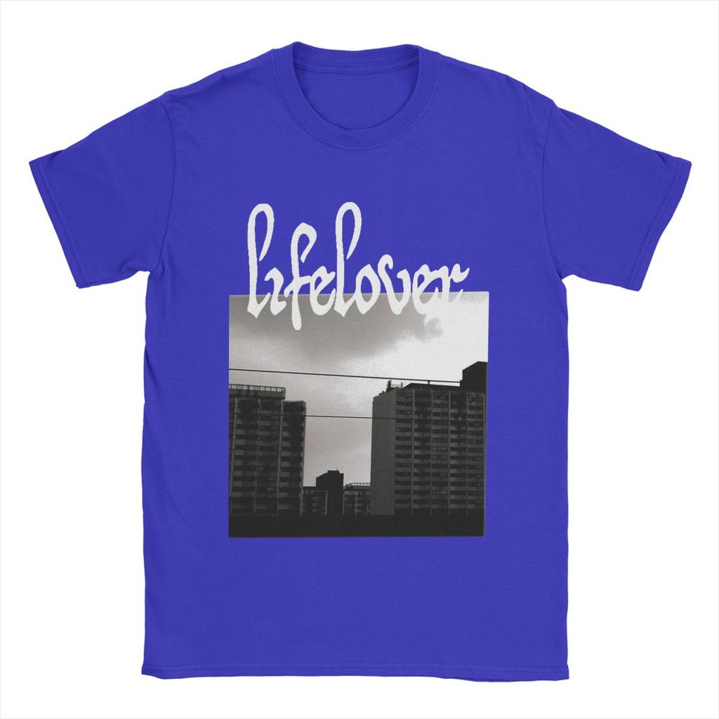Men Lifelover Black Metal Depressive Rock T Shirts Pure Cotton Tops Vintage Short Sleeve Crewneck Tee Shirt Gift Idea T-Shirt
