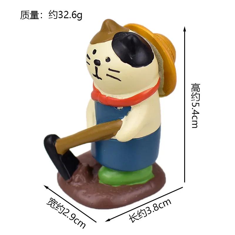 1pc Japan Zakka Spring Garden Japan Miniature Figurines Resin Craft Toys Bookshelf Decoration Collectible Scene Decoration