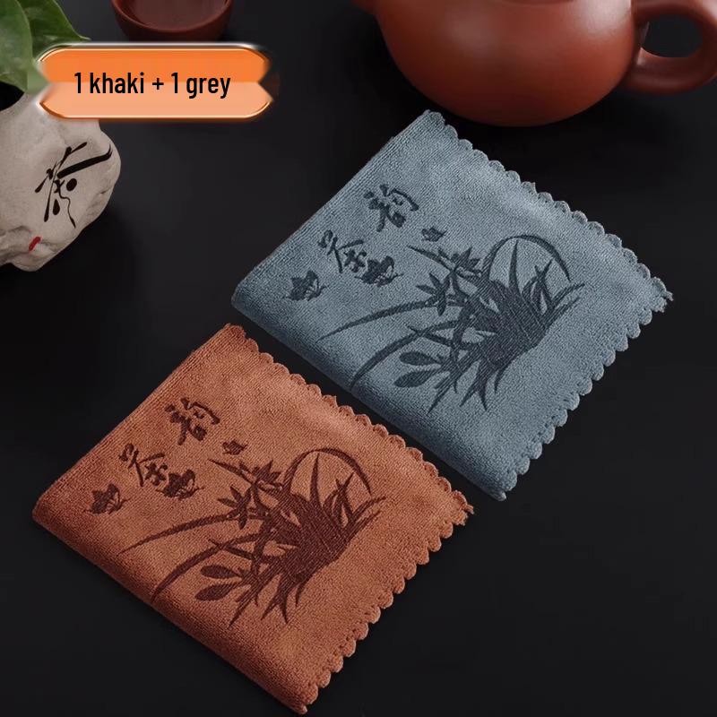 Chakin Lint-Free Water-Absorbent Tea Cloth - Thickened Towel for Tea Table, Tray & Tea Set Accessories