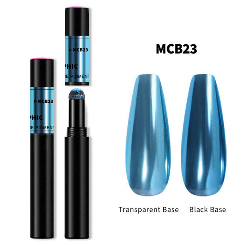 10 Colors Air Cushion Magic Powder Pen Makeup UV Gel Chrome Holographic Mirror Effect Metal Powders Nail Art Laqcuer Manicure