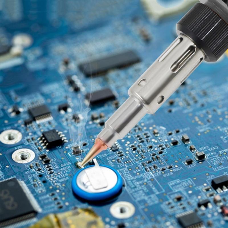 Austauschbares Eisendüsenset Vergoldet Schweißdüsen Werkzeug für Schwämme Schneiden & Fußlötoperationen