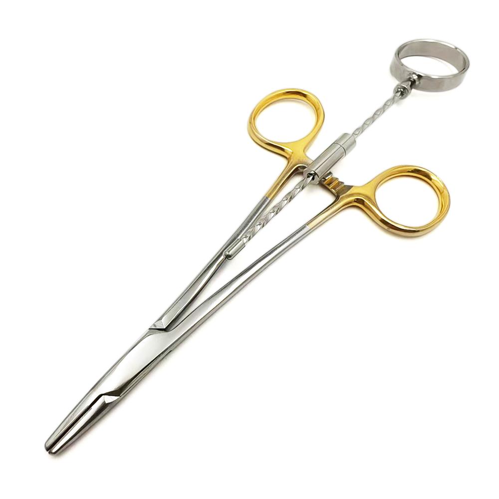 High Quality Corwin Hegar TC Wire Twisting Forceps Half Gold Operating Forceps Made Stainless Steel Surgery Instruments