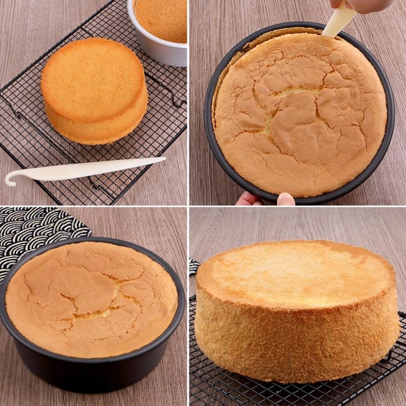 3 Stück Kuchenform Chiffon-Schälmesser Sahnekratzer Fondant-Dekorations-Backwerkzeuge