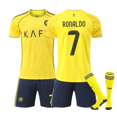 Hot Football Jersey No. 7 Jersey Riyadh Victory Adult Children'S Football Training Jersey Saudi Arabia