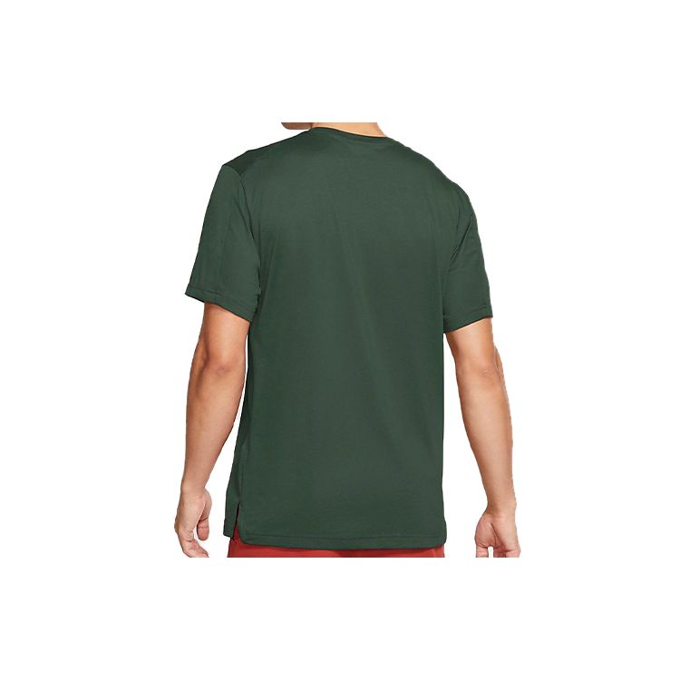 Nike Pro Breathable Quick-Dry Training Sports Short-Sleeve T-Shirt Men Tops Sequoia-Green CJ4612-355
