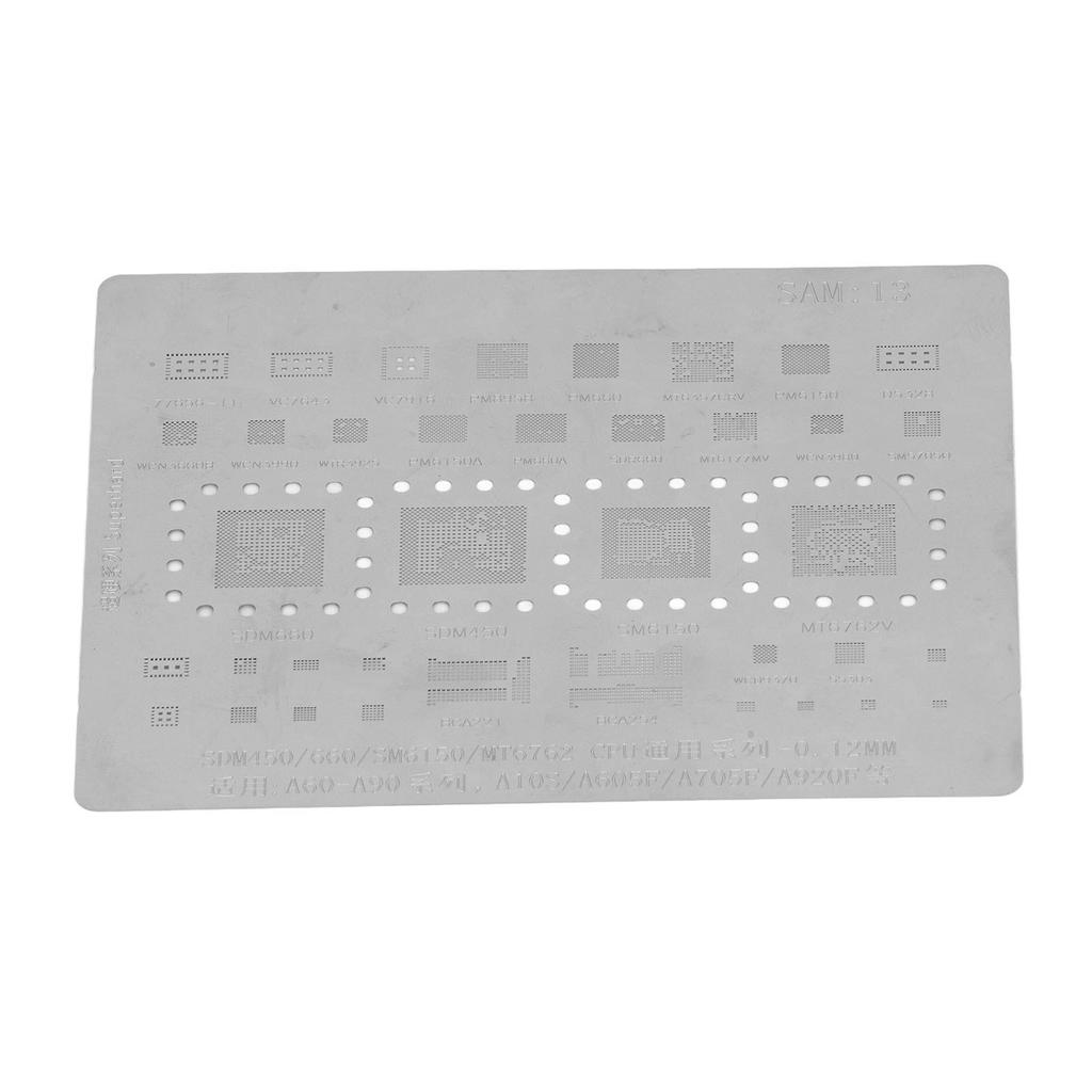 Phone CPU BGA Reballing Stencil Reball Rework Template Screen for Samsung A60‑A90