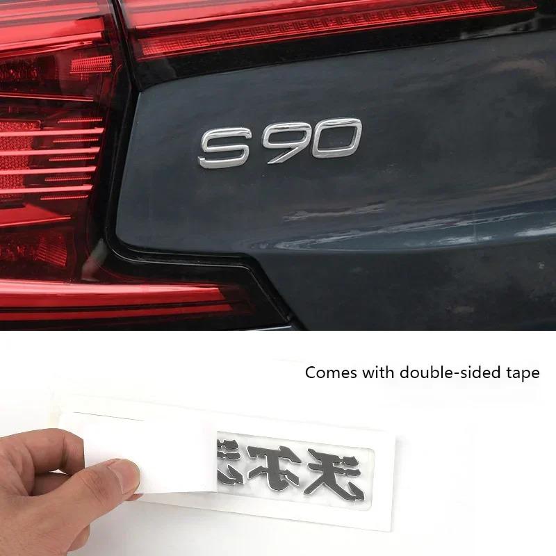 3D nálepka na auto XC90 AWD D2 D3 D4 D5 D6 D7 T8 V8 Značka objemu motoru Zadní odznak Nálepka pro Volvo V40 V60 S60 C30 S90 Příslušenství