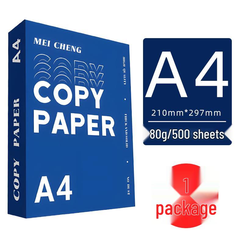 Thick A4 English Copy Paper for Office - White, Neutral, Whole Case