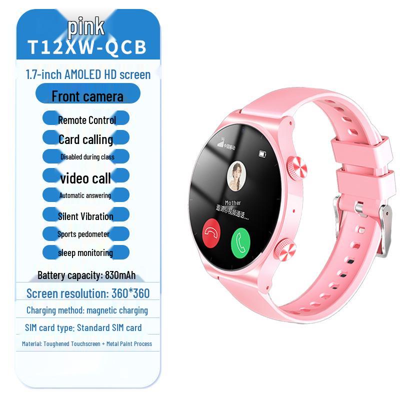 Middle School Student Smartwatch: Kids' Video, GPS, SIM Dual Call.