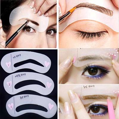 Eyebrow Beauty Tool Gguide Card Eyebrow Template DIY Make Up