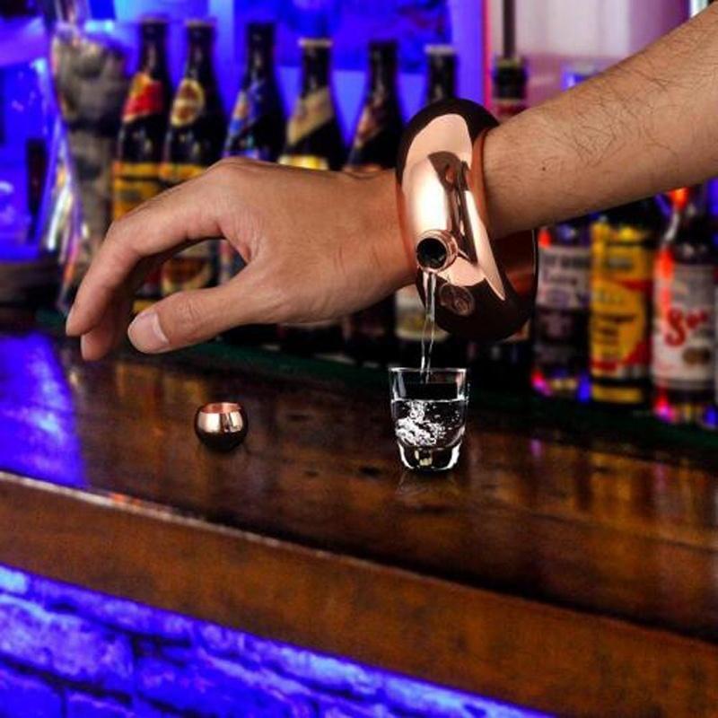 Nerezová ocel džbán náramek Alkohol hip baňky Nálevka Náramek Náramek Perfect