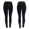 Ladies' Four Seasons Sexy Small Feet Fashionable Retro Slimming Comfortable Elastic Denim Pants