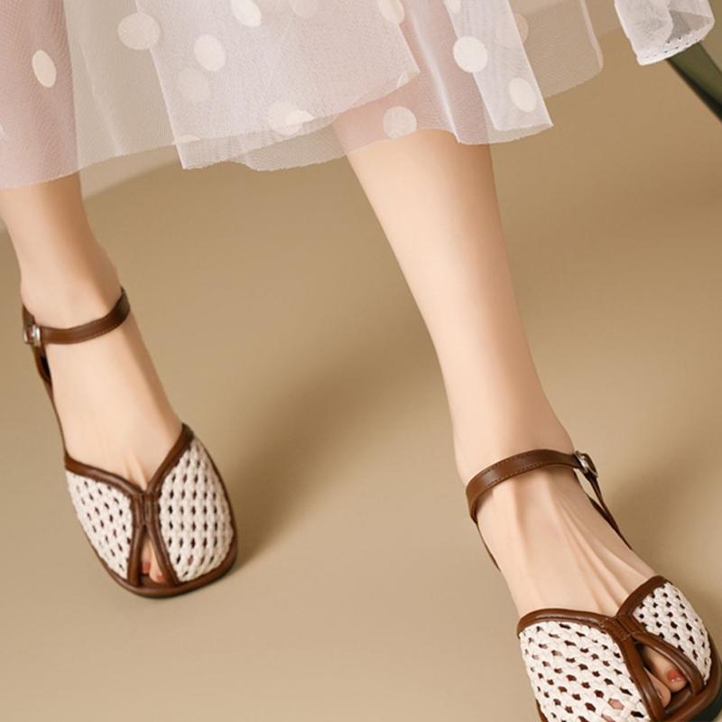 Fashion Women Fashion Sandals Casual Heeled Shoes Walking Cozy Shoes Woman Slippers 2025 New Trend Brand Summer Dress Female Zapatillas