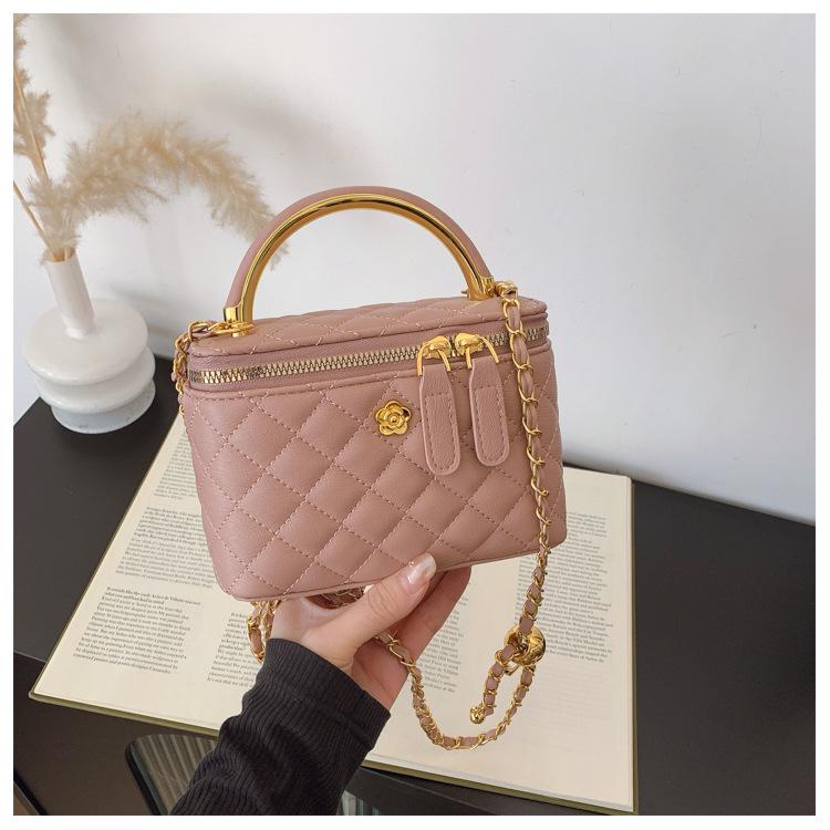 Geantă crossbody retro cu zale diamantate 2024 - Geantă de umăr versatilă cu lanț pentru femei