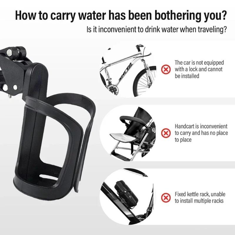 Bicycle Water Bottle Holder Is Convenient and Allowing You To Drink Water Anytime and Have A Place To Place Bicycle Accessories